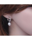 ZHBORUINI 2019 nowe dzieła kolczyki z pereł naturalna perła słodkowodna 925 perła z polerowanego srebra Dangle kolczyki biżuteri