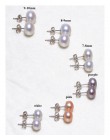 ZHBORUINI kolczyki z pereł 925 Sterling Silver biżuteria dla kobiet 7-10mm Oblate stadniny kolczyki naturalna perła słodkowodna 