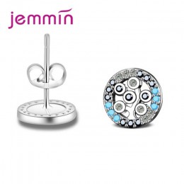 JEMMIN Trendy stadniny kolczyki 925 Sterling Silver kobiety rocznica spotkanie biżuteria prezenty hurtownie wysokiej jakości pop