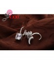 Jemmin promocja cena moda kolczyki 925 Sterling Silver biżuteria dla kobiet/dziewczyn hurtowych kolczyki błyszczące kwadratowe w