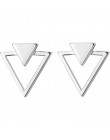 INZATT OL geometryczne trójkąt stadniny kolczyki prawdziwe 925 Sterling Silver dla kobiet elegancka biżuteria zaręczynowa akceso