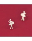 Ruifan promocja hurtownie taniec dziewczyna 925 kolczyki sztyfty ze srebra wysokiej próby dla kobiet panie małe biżuteria wysoki