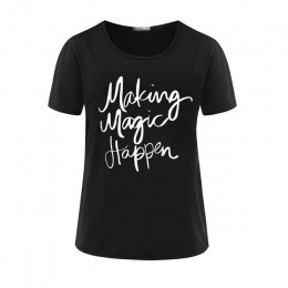 ZSIIBO OCNVTX19 sprawiają, że magic zdarzają się drukowane koszulki dla kobiet tee shirt femme koszulki poleras tshirt kobiet ko