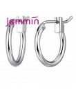 Jemmin Trendy DIY moda kolczyki 925 Sterling srebrne kolczyki koła ustalenia biżuteria komponentów dla kobiet ręcznie wykonane a