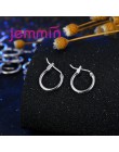 Jemmin Trendy DIY moda kolczyki 925 Sterling srebrne kolczyki koła ustalenia biżuteria komponentów dla kobiet ręcznie wykonane a