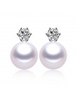 Klasyczna księżniczka kolczyki 100% prawdziwa perła słodkowodna kolczyki dla kobiet biały/różowy/fioletowy gorący seeling biżute