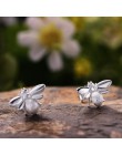 Lotus zabawy majątek 925 Sterling Silver naturalne kreatywny ręcznie projektant biżuterii śliczne pszczoły miodnej stadniny kolc