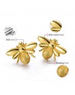 Lotus zabawy majątek 925 Sterling Silver naturalne kreatywny ręcznie projektant biżuterii śliczne pszczoły miodnej stadniny kolc