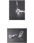 Sprzedaż 925 srebrny europa pióro kryształ z austriackiej nowe mody kreatywne cz kobieta kolczyki miłość mikro gorąca biżuteria