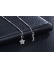 Nowa europa długie asymetryczne gwiazdy księżyc kolczyki tassel kolczyki kryształ z austriackiej moda biżuteria ślubna kolczyki