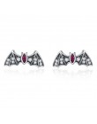 VOROCO 925 Sterling Silver Opal Eeariings płatek śniegu zwierząt serce pszczoła kot małe kolczyki sztyfty dla kobiet w porządku 