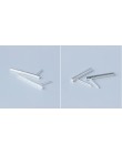 Małe mody 925 Sterling Silver prosto Bar/kij stadniny kolczyki Piercing pionowy pasek prezent dla mężczyzn kobiet geometryczne G