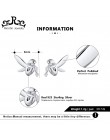 Rinntin oryginalna 925 Sterling Silver kolczyki wkręty damskie idealne polerowane oryginalny Design wróżka kształt kolczyki Fine