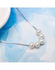 ZHBORUINI moda naszyjnik z pereł biżuteria naturalna perła słodkowodna 925 Sterling biżuteria srebrna pięć perły Choker Charm dl