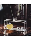 Lotus zabawy majątek 925 Sterling Silver ręcznie robiona biżuteria naturalny bursztyn oryginalny czajnik projekt wisiorek bez na