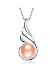 Auuev na co dzień biżuteria – naturalne perły Hot sprzedaży 925 ze srebra wysokiej próby z cyrkonią wisiorek naszyjnik Party dla