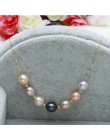 ZHBORUINI 2019 perła biżuteria naturalna perła słodkowodna wielokolorowy naszyjnik z pereł wisiorek 925 Sterling Silver biżuteri