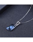 GEM'S balet 21.20Ct naturalne Iolite Blue Mystic kamień kwarcowy wisiorek naszyjnik 925 Sterling Silver Fine Jewelry dla kobiet
