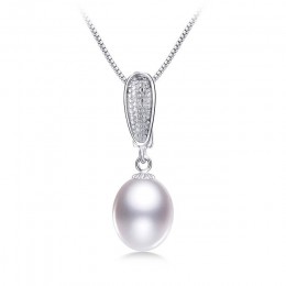45 cm srebrny 925 naszyjniki dla kobiet elegancki 5A naturalna perła słodkowodna biżuteria najniższa cena Sterling Silver wisior