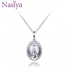 100% S925 sterling silver hollow retro moda owalne luksusowe ślubne eleganckie party prezent na Walentynki