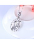 100% S925 sterling silver hollow retro moda owalne luksusowe ślubne eleganckie party prezent na Walentynki