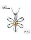 JewelryPalace kwiaty stworzony pomarańczowy szafirowy wisiorek 925 Sterling Silver nie zawiera łańcucha Fine Jewelry dla kobiet
