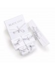 Czarny Awn romantyczny nowy przyjeżdża 925 Sterling Silver Fine Jewelry Trendy motyl zaręczyny naszyjniki i wisiorki dla kobiet 