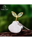 Lotus zabawy majątek 925 Sterling Silver naturalne awenturyn ręcznie grzywny biżuteria wiosna w powietrzu liść wisiorek bez łańc