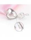 CLUCI 925 Sterling srebrny wiedzy na temat autyzmu Charms wisiorek kobiety biżuteria prawdziwe srebro 925 Love Heart Pearl medal