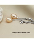 Prawdziwa skóra długo naturalna perła słodkowodna wisiorek dla kobiet, na co dzień uroczy 925 srebrne wisiorki naszyjnik dziewcz