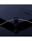 Nasiya 925 Sterling Silver wisiorek naszyjnik dla kobiet moda biżuteria niebieski piasek awenturyn kamień pierścionek zaręczynow