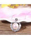 ZHBORUINI naszyjnik z pereł 925 Sterling Silver biżuteria dla kobiet perła biżuteria naturalna perła słodkowodna miłość serce wi