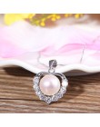 ZHBORUINI naszyjnik z pereł 925 Sterling Silver biżuteria dla kobiet perła biżuteria naturalna perła słodkowodna miłość serce wi