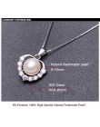ZHBORUINI naszyjnik z pereł 925 Sterling Silver biżuteria dla kobiet perła biżuteria naturalna perła słodkowodna miłość serce wi