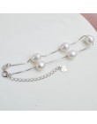 ASHIQI oryginalne 925 srebro bransoletka dla kobiet 7-8mm naturalna perła słodkowodna biżuteria 4 kolory