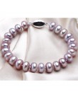 Wysokiej jakości naturalna perła słodkowodna bransoletki dla kobiet niesamowita cena 7-8mm/9-10mm perła biżuteria srebrny 925 br