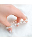 ASHIQI 8-9mm prawdziwa perła słodkowodna bransoletki dla kobiet urok czeski