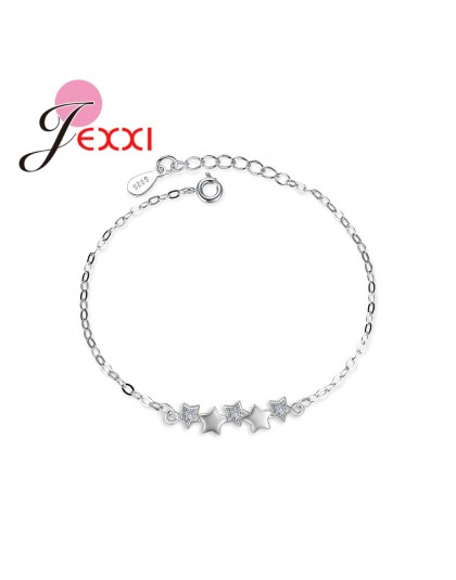 Jemmin New Arrival Big promocja piękne, małe gwiazdki czysta 925 Sterling silver bransoletki najwyższej jakości prezent na Boże 