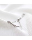 Ruifan moda Box Chain Bowknot 100% 925 srebro bransoletka panie Cubic cyrkon bransoletki kobiet kobiet biżuteria YBR057