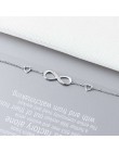 925 bransoletki ze srebra wysokiej próby dla kobiet bransoletka nieskończoność z cyrkoniami 8 kształt bransoletki i łańcuszki na