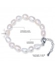 DAIMI 9-10mm barokowy bransoletka naturalny biały słodkowodne perły bransoletka 6 kolorów do wyboru prezent na Boże Narodzenie d