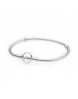 FAHMI 100% 925 Sterling Silver 1:1 chwile dwukolorowe podpis musujące serce różowy poetyckie kwiaty WILDFLOWER łąka bransoletka