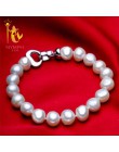 Nimfa perła biżuteria bransoletki barokowy bransoletki z pereł grzywny jewlery białe słodkowodne perły prezent dla kobiet S007