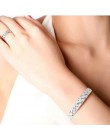 OMHXZJ hurtownia biżuterii geometrycznej Babysbreath kobieta moda kpop gwiazda grzywny 999 Sterling Silver regulowane bransoletk