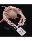 MeiBaPJ naturalne mieszane kolor Pearl bransoletka czysta Handmade bransoletka słodkowodne perły z prawdziwe 925 srebrna zapinka