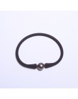 DAIMI proste czarna bransoletka silikonowa 11mm czarny słodkowodne perły bransoletka na co dzień wodoodporne bransoletki wszechs