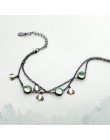Thaya Firefly bransoletka s925 srebrny zielony kryształ kamień czarny łańcuch letnia noc biżuteria dla kobiet wielkiego ducha pr