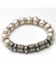 Piękne modne naturalne bransoletki z pereł ze srebra próby 925, słodkowodne perły bransoletka barokowy fine jewelry dla kobiet p