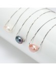 DAIMI Sterling Silver Tin Cup, stacji bransoletki i łańcuszki na rękę hodowlane perły biżuteria barokowa perła bransoletka regul