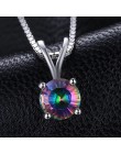 100% naturalne Rainbow ogień Mystic Topaz wisiorki pierścionki kolczyki 925 Sterling Silver Jewelry Sets dla kobiet prezenty ślu